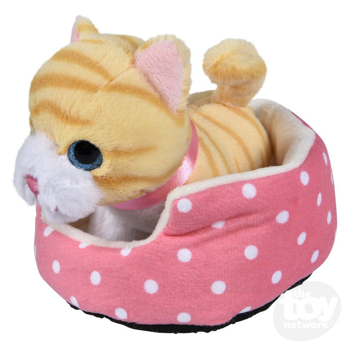 8" Cat In Bed- 2 Colors Available!