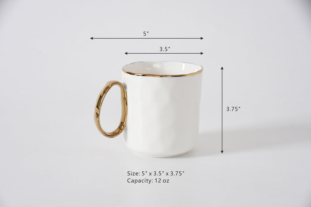 Cream & Gold Mug