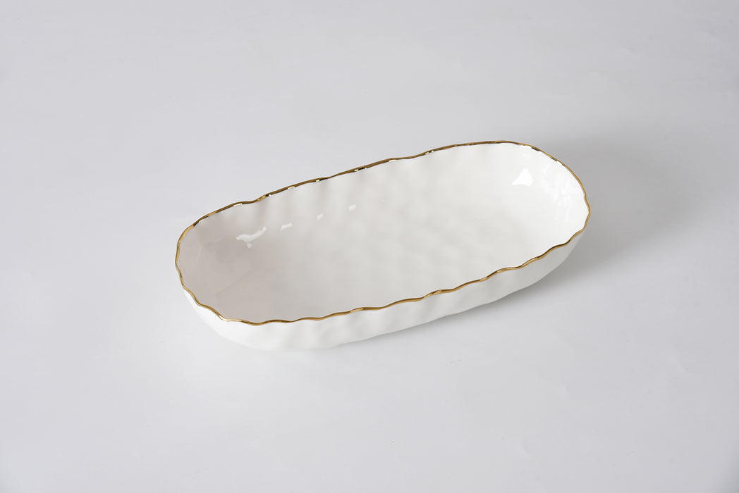 Cream & Gold Medium Deep Server