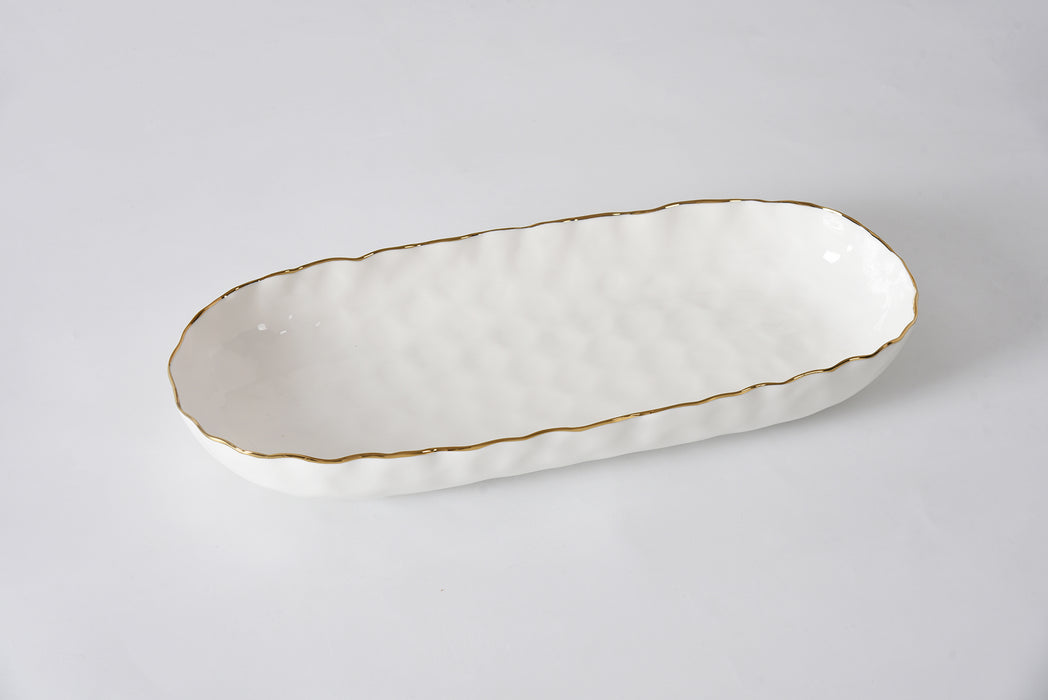 Cream & Gold Large Deep Server