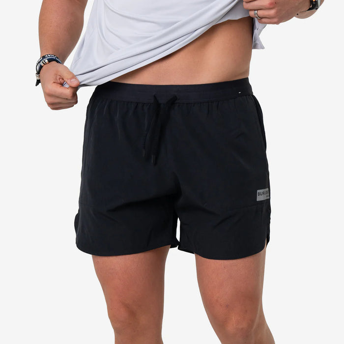 Training Short – Black – 5.5" Running Inseam by Burlebo