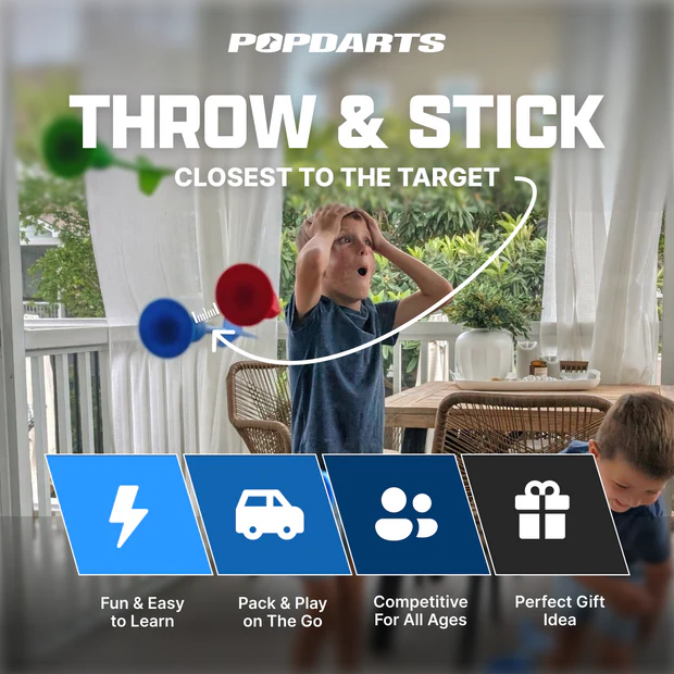 Blue & Green Rookie Pack Popdarts.  Family Fun Game