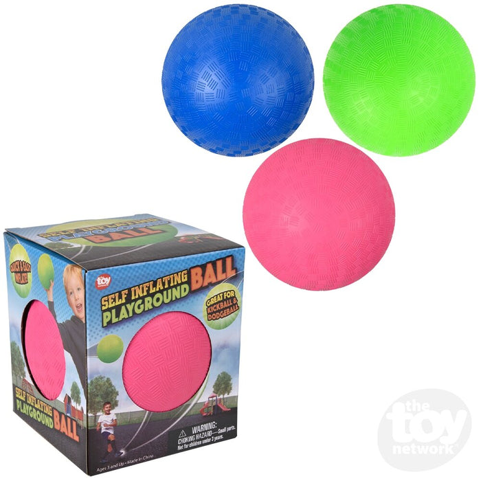 5" Self-Inflating Playground Ball- 3 Colors!