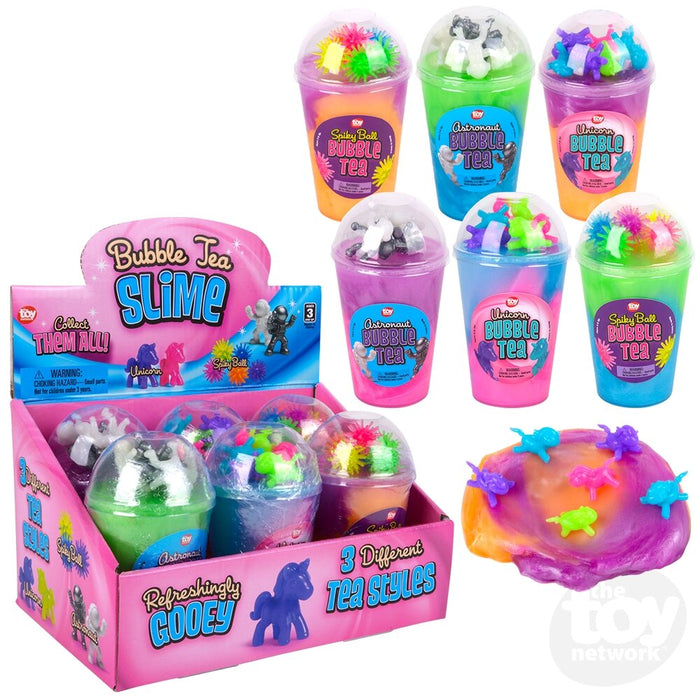 3.5" Bubble Tea Toy Slime- 6 Styles!