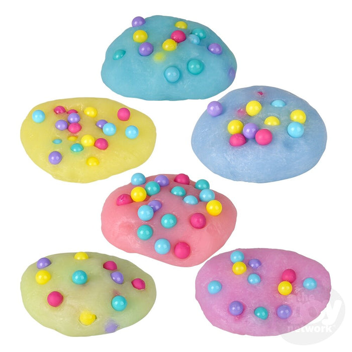 2.4" Crunchy Clay Slime Egg- 6 Colors!