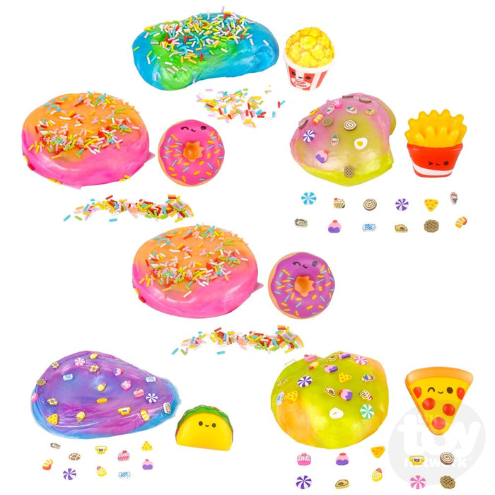 3.25" Fast Food Squish Toy Slime- 6 Styles Available