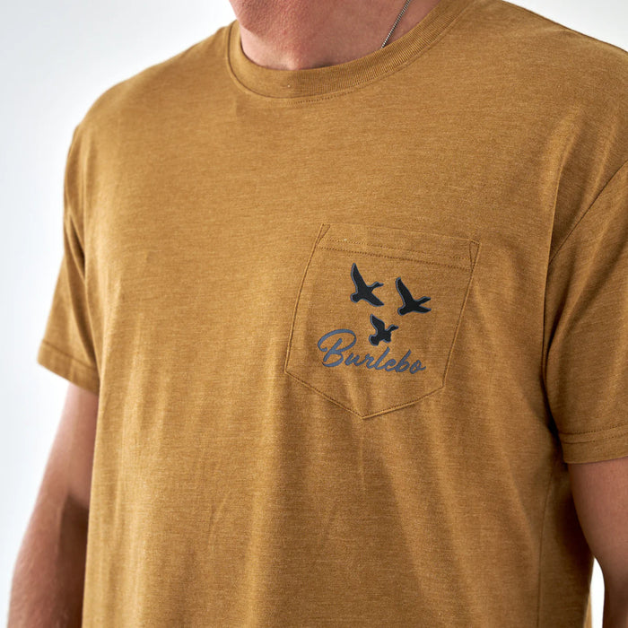 Burlebo Duck and Dog Light Brown Men's Tee