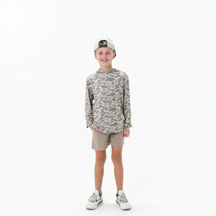 Youth  & Toddler Performance Hoodie – Classic Deer Camo by Burlebo