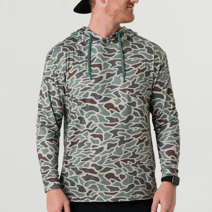 Burlebo Retro Duck Camo Performance Hoodie