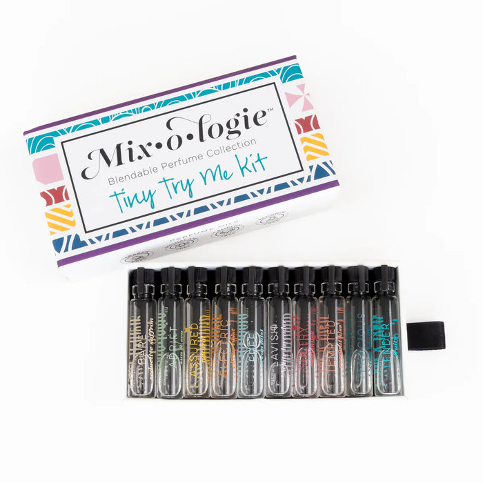 Mix.O.Logie Tiny Try Me Kit- Includes 10 Sample Perfumes