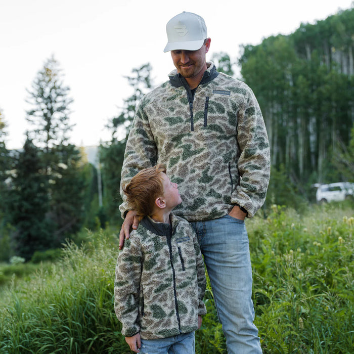 TODDLER/YOUTH Burlebo Full Zip Alpine Camo Jacket