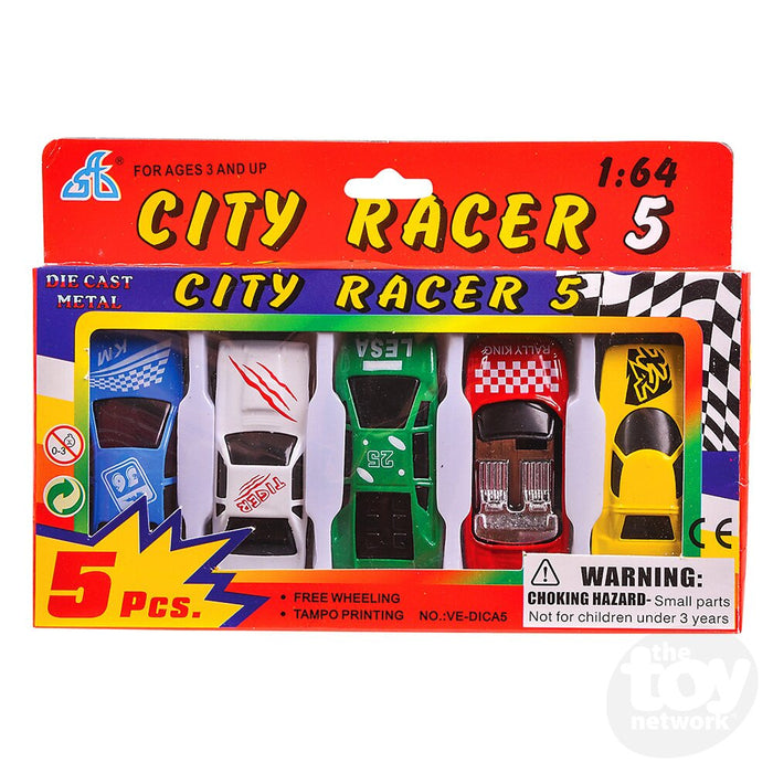 5pc Die-Cast Metal Car Set