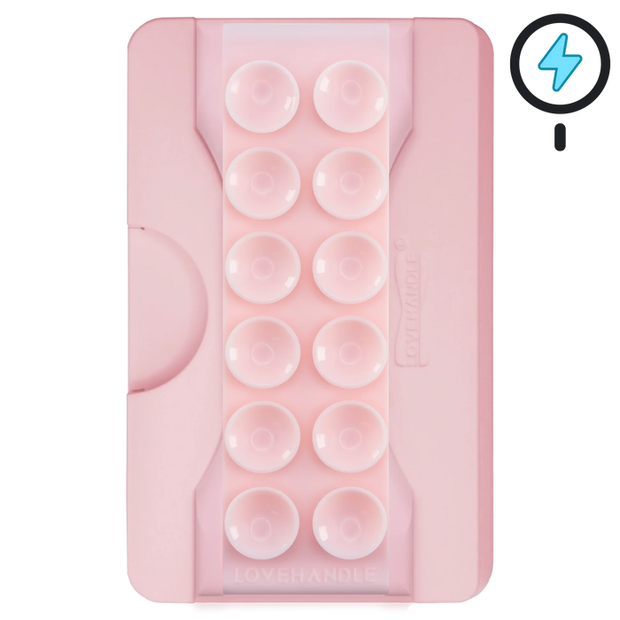 Love Handle PRO Wallet for MagSafe - Pink Suction