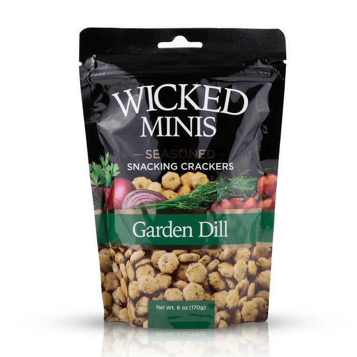 Wicked Minis- Seasoned Snacking Crackers. Available in 3 Flavors!