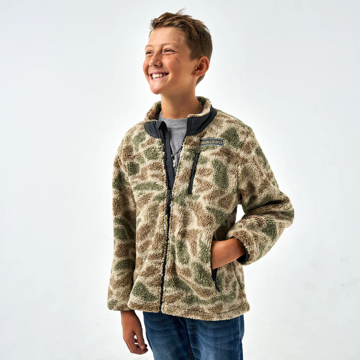 TODDLER/YOUTH Burlebo Full Zip Alpine Camo Jacket