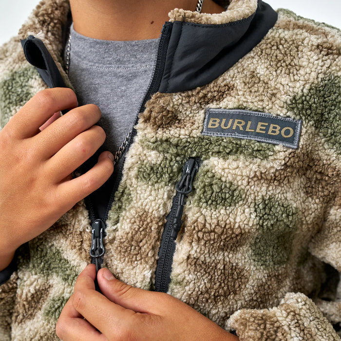 TODDLER/YOUTH Burlebo Full Zip Alpine Camo Jacket