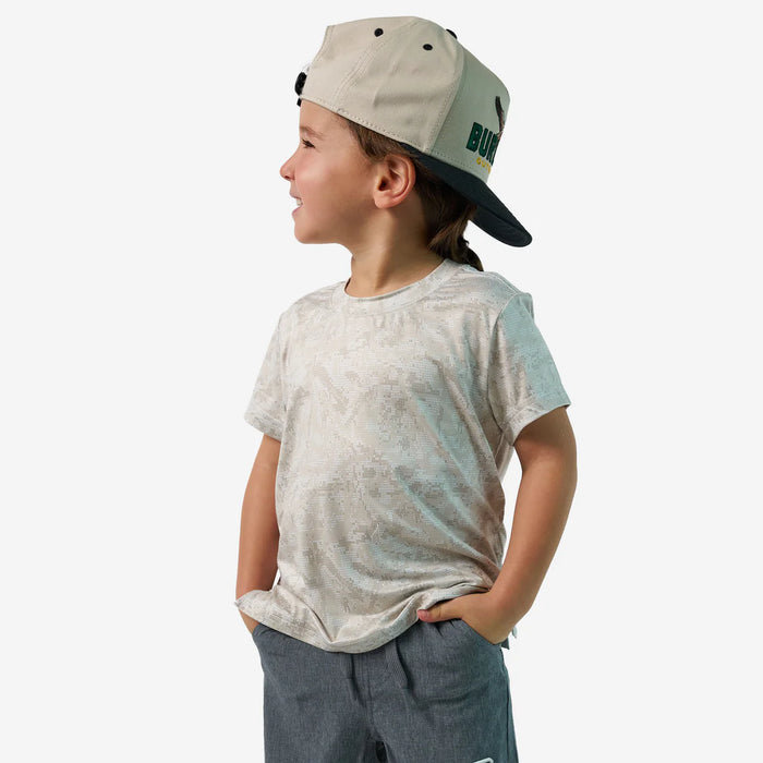 Youth & Toddler- Digi Camo Ivory Go to Tee by Burlebo