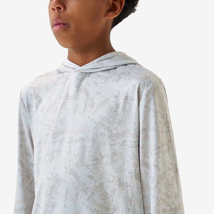 Youth & Toddler Performance Hoodie – Digi Camo Ivory by Burlebo