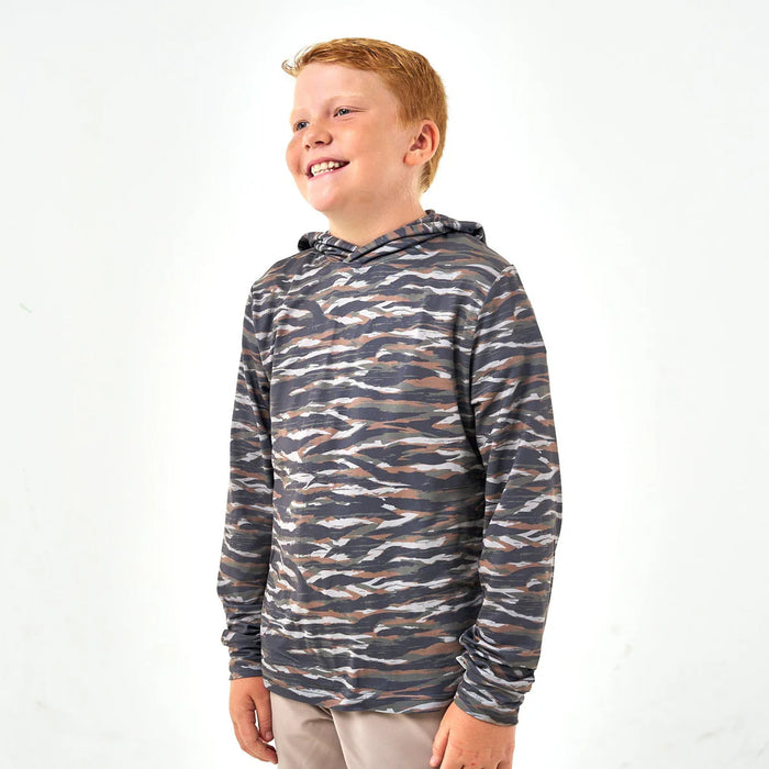 TODDLER/YOUTH Burlebo Tiger Stripe Performance Hoodie
