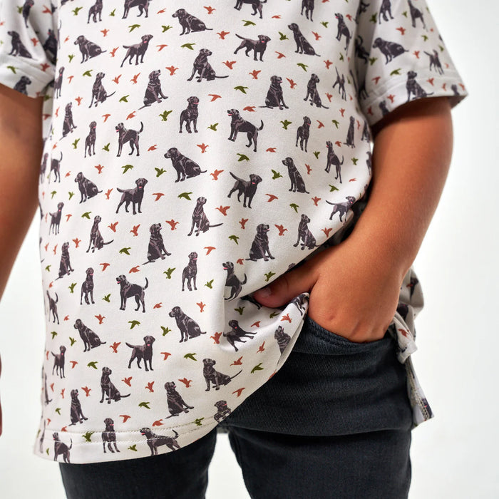 TODDLER/YOUTH Burlebo Ducks & Dogs Performance Polo