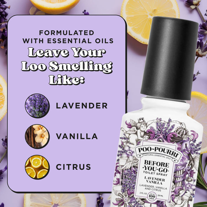 Poo~Pourri Lavender Vanilla 2oz