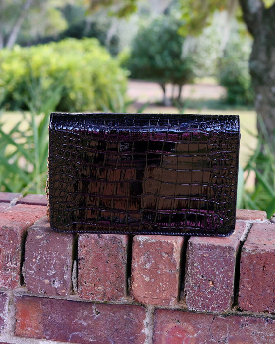 Bryn Black Clutch / Crossbody by Caroline Hill