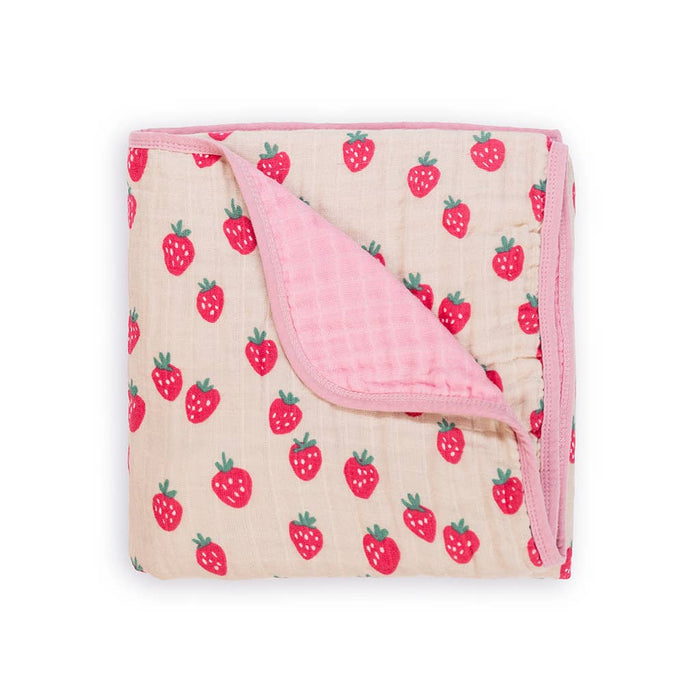 Itzy Blanket™: Strawberries + Cream