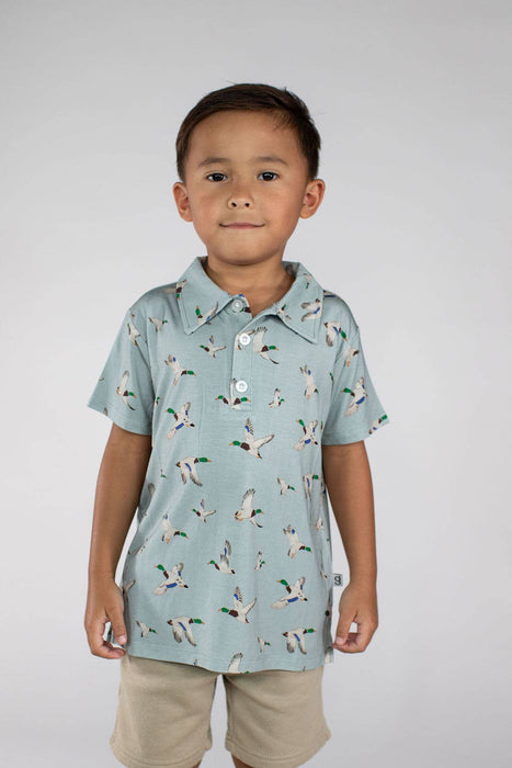 Kids Mallards / Ducks SS Polo Shirt