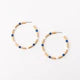 Blue, White, & Gold Nellie Hoops- Perfect For Game Day To Show Your School Spirit!!