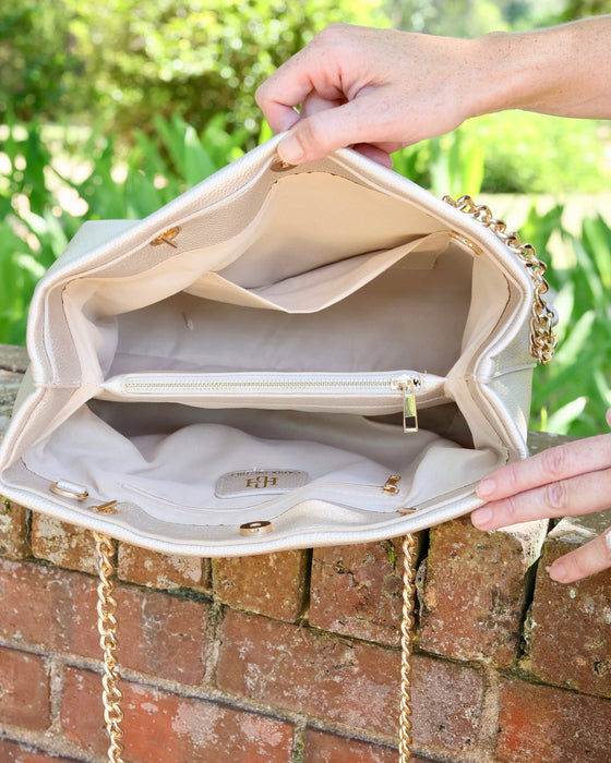 Blair Tote Cream Purse by Caroline Hill