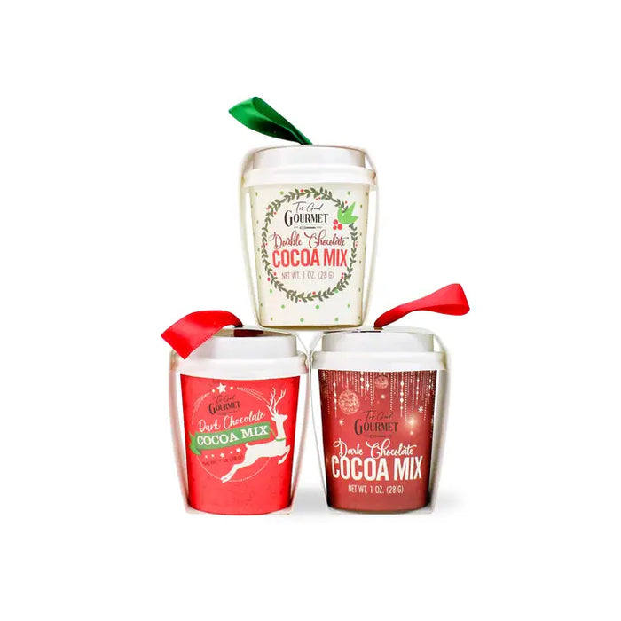 Holiday Cocoa Cups - Perfect Stocking Stuffer. 3 Styles to Choose From