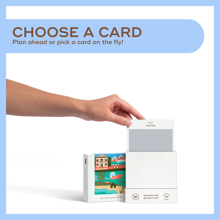 Mississippi Adventure Surprise Scratch Off Bucket List