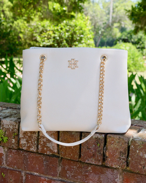 Blair Tote Cream Purse by Caroline Hill