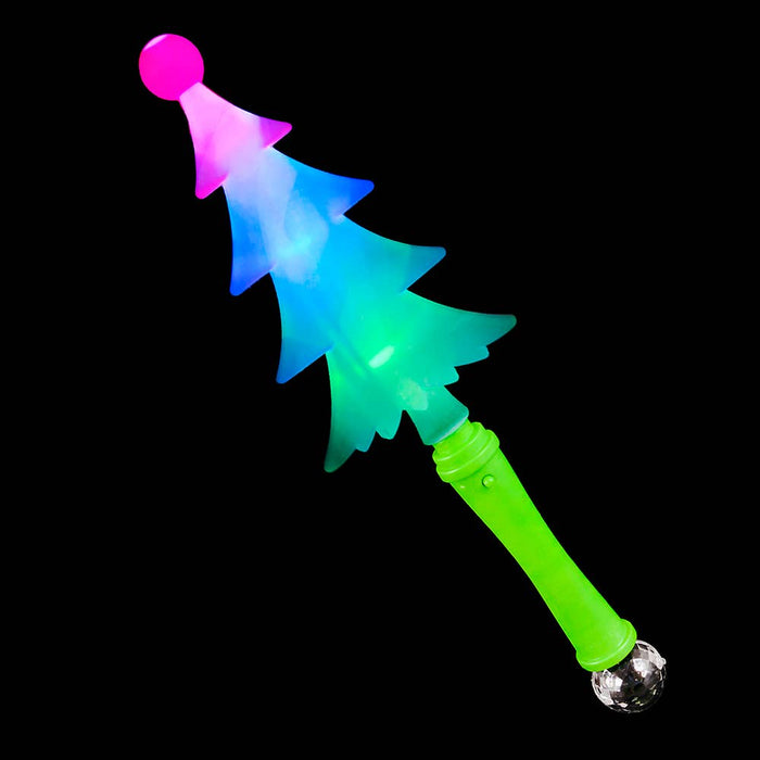 13" Flashing Christmas Tree Wand