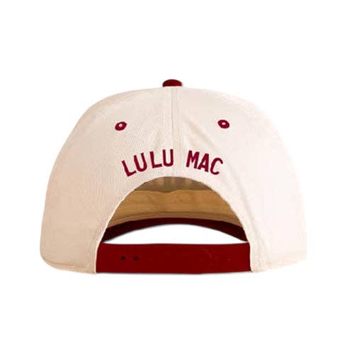 Maroon STATE Embroidered Hat