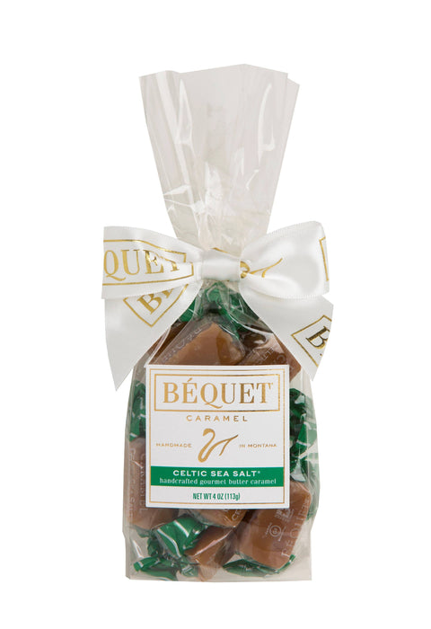 Béquet Gourmet Caramel 4 oz Gift Bag: Celtic Sea Salt