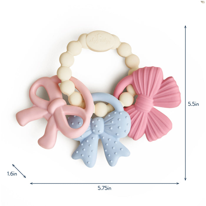 Itzy Trio™ Bow Teething Ring