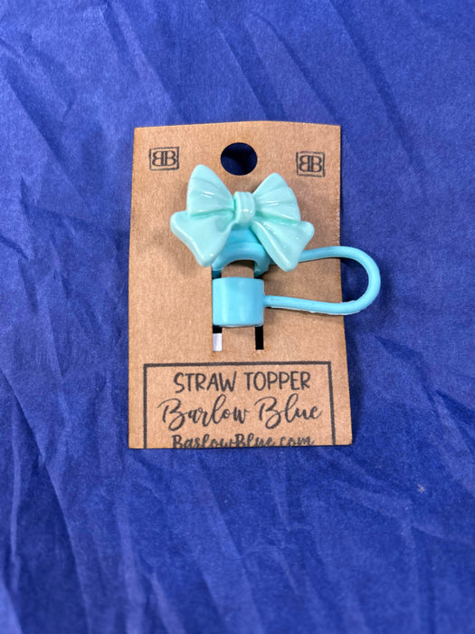 Bow Straw Toppers - 6 Colors!