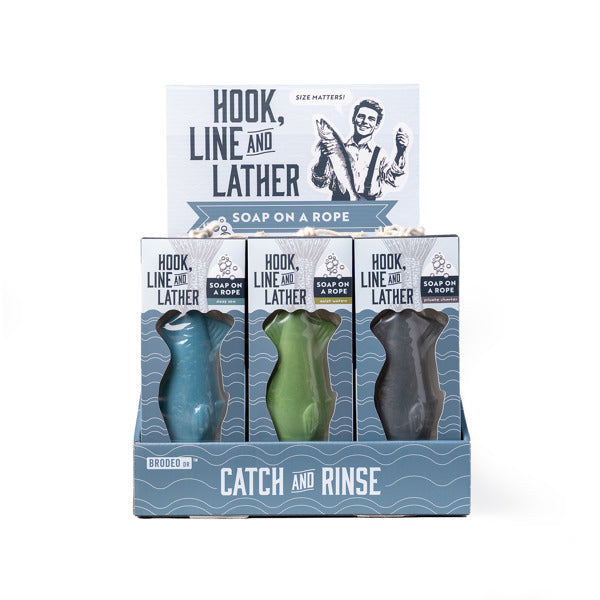 Brodeo Drive Hook Line and Lather Soap On A Rope- 3 Styles