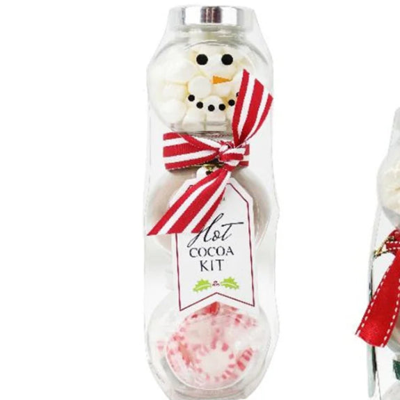 Snowman 3 Jar Cocoa Set- includes marshmallows, cocoa, and peppermints