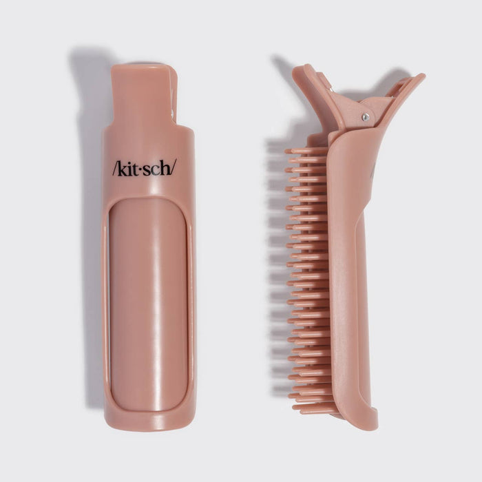 Hair Volumizing Clip 2pc Set - Terracotta