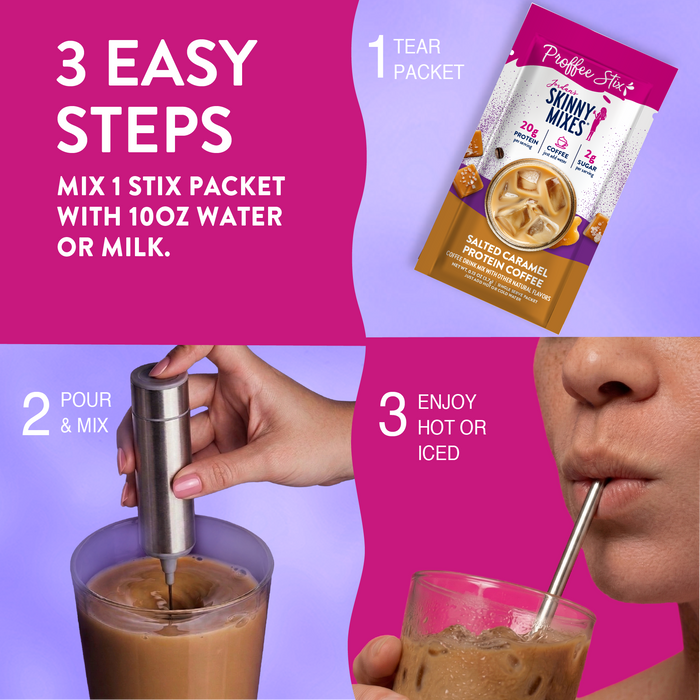 Proffee Stix 6 ct - Salted Caramel
