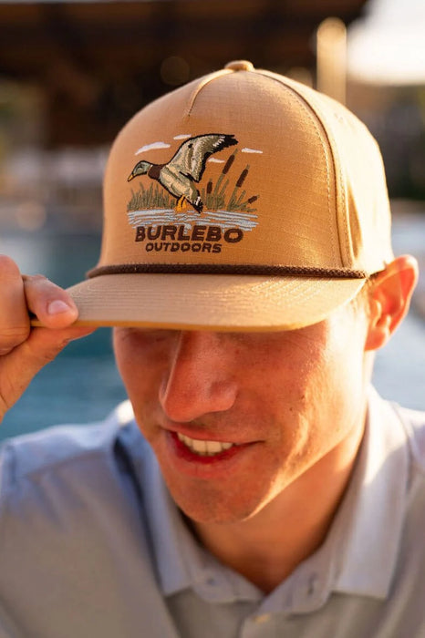 Burlebo Duck on Pond Coyote Tan Hat