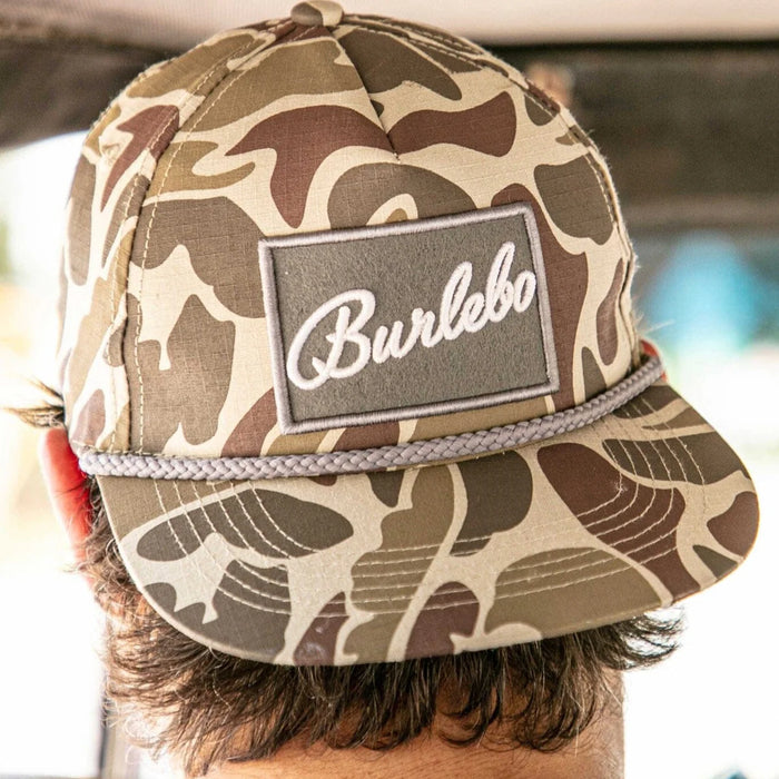 Cap – BURLEBO Grey Patch Hat – Camo by Burlebo