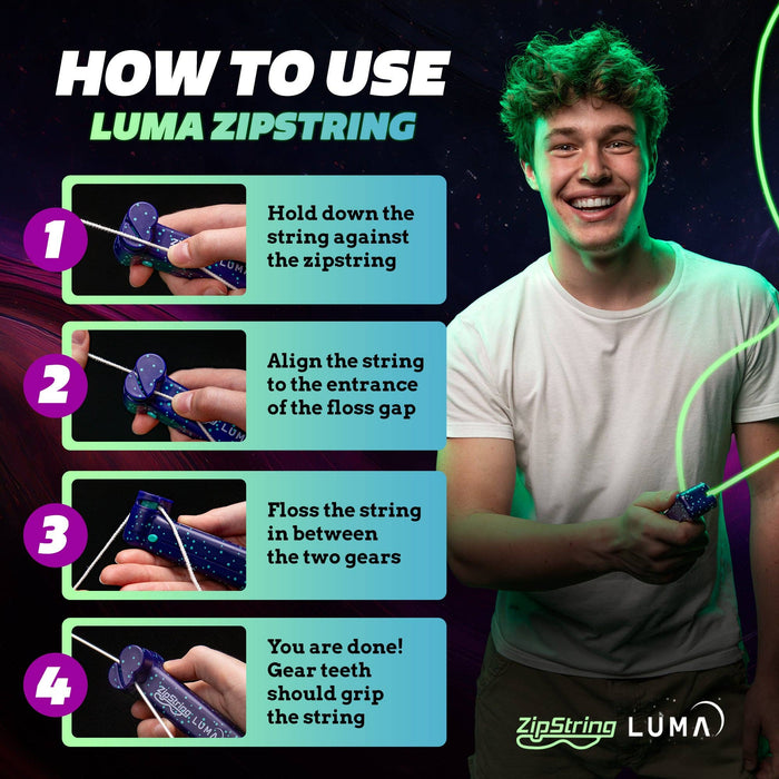 ZipString® Luma Glow in the Dark