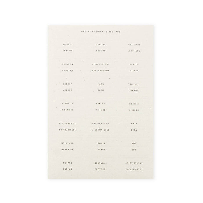 Bible Tabs: Black Foiling