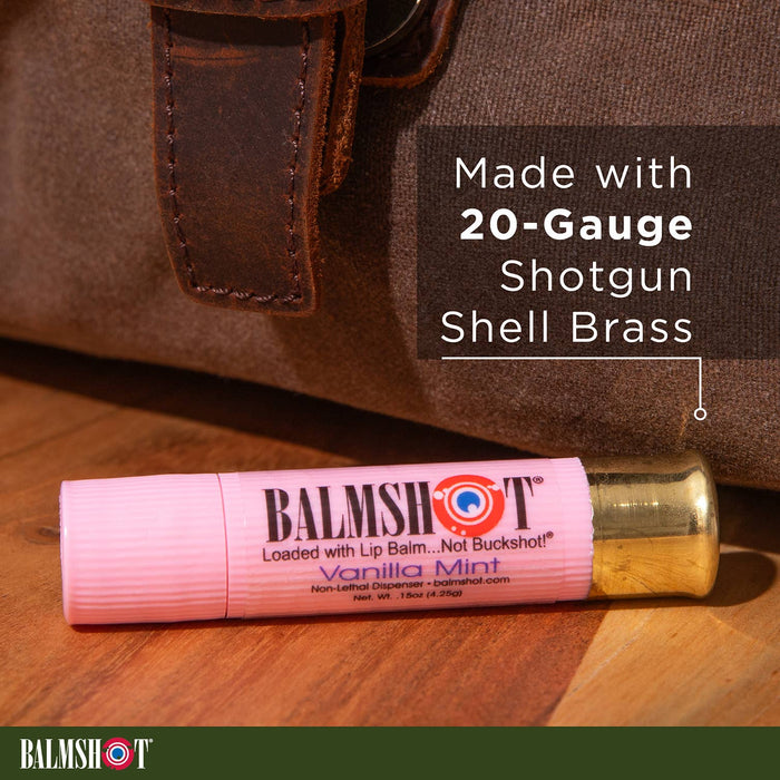 Pure Pink Vanilla Mint Lip Balm in a Bullet