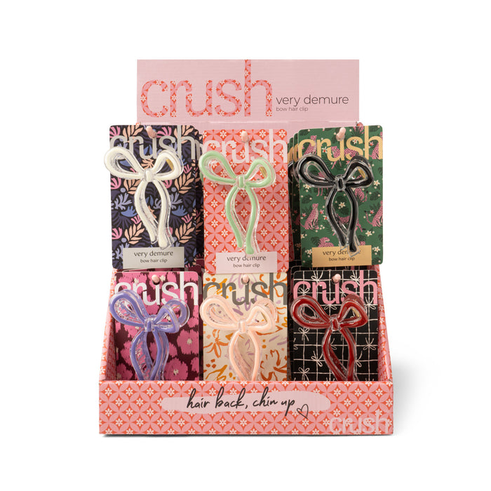 Crush Very Demure Bow Hair Clip- Available in 6 Colors!