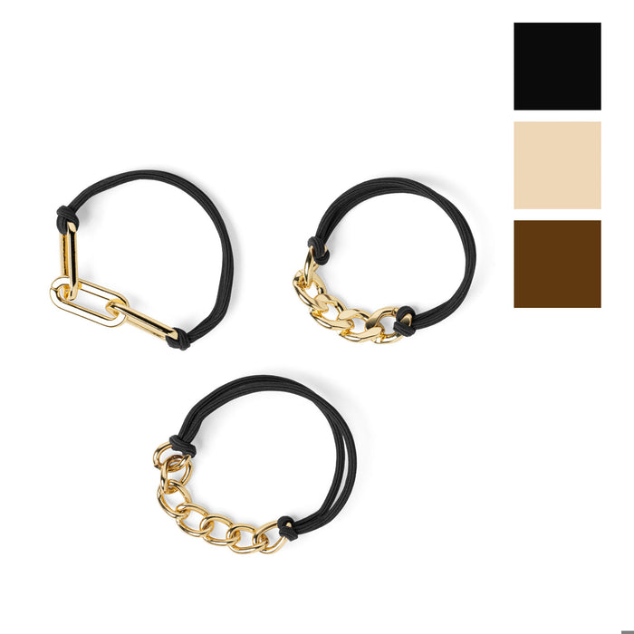 So Extra Bracelet Hair Tie, Set of 3- Available in 3 Colors!