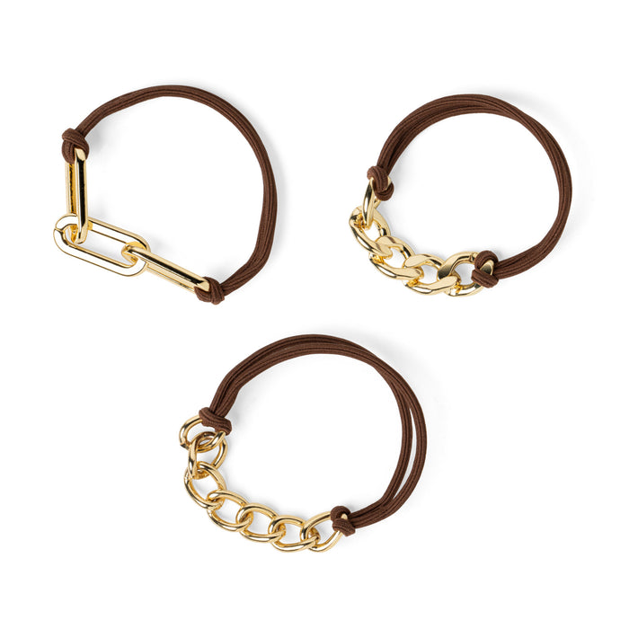 So Extra Bracelet Hair Tie, Set of 3- Available in 3 Colors!